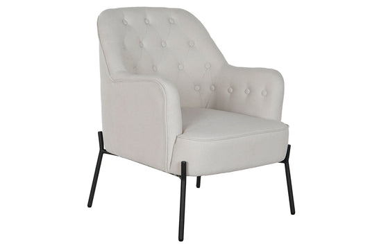 Sillon Poliester Metal 65X73X79_5 Beige