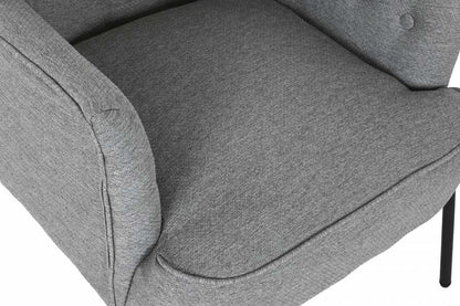 Sillon Poliester Metal 65X73X79_5 Gris
