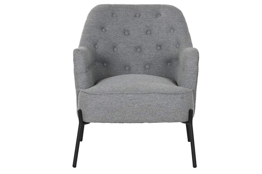 Sillon Poliester Metal 65X73X79_5 Gris
