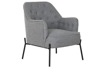 Sillon Poliester Metal 65X73X79_5 Gris