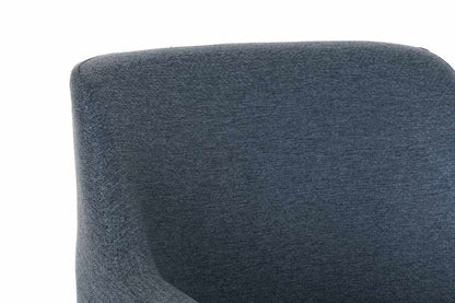 Sillon Poliester Metal 66X62X75 Azul