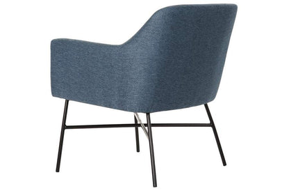 Sillon Poliester Metal 66X62X75 Azul
