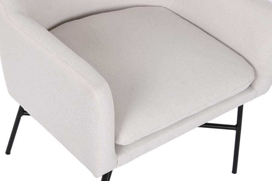 Sillon Poliester Metal 66X62X75 Greige