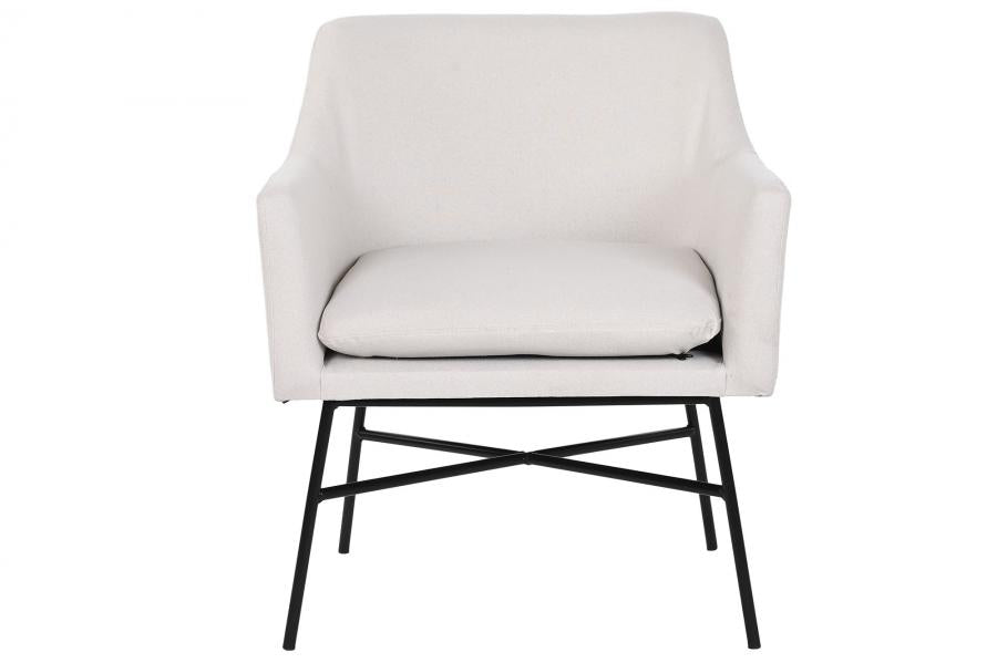 Sillon Poliester Metal 66X62X75 Greige