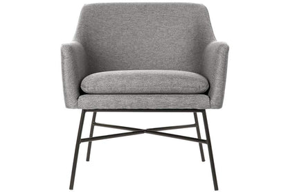 Sillon Poliester Metal 66X62X76_5 Gris Claro