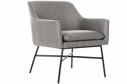 Sillon Poliester Metal 66X62X76_5 Gris Claro