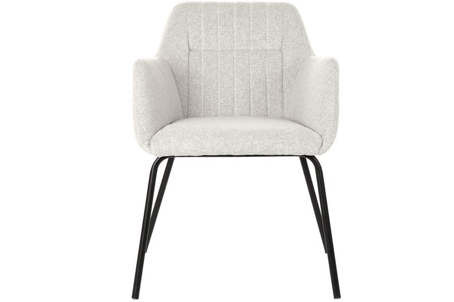 Silla Poliester Metal 59_5X60_5X78 Beige