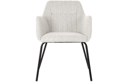 Silla Poliester Metal 59_5X60_5X78 Beige