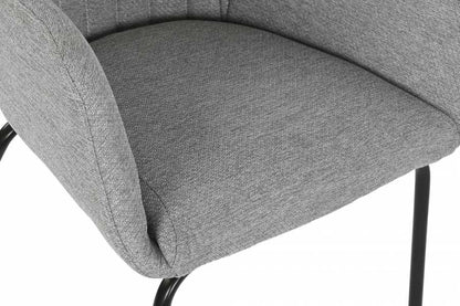 Silla Poliester Metal 59_5X60_5X78 Gris