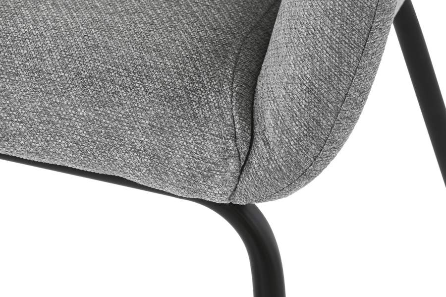 Silla Poliester Metal 59_5X60_5X78 Gris
