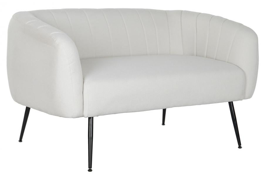 Sofa Poliester Metal 129X75X73 Greige