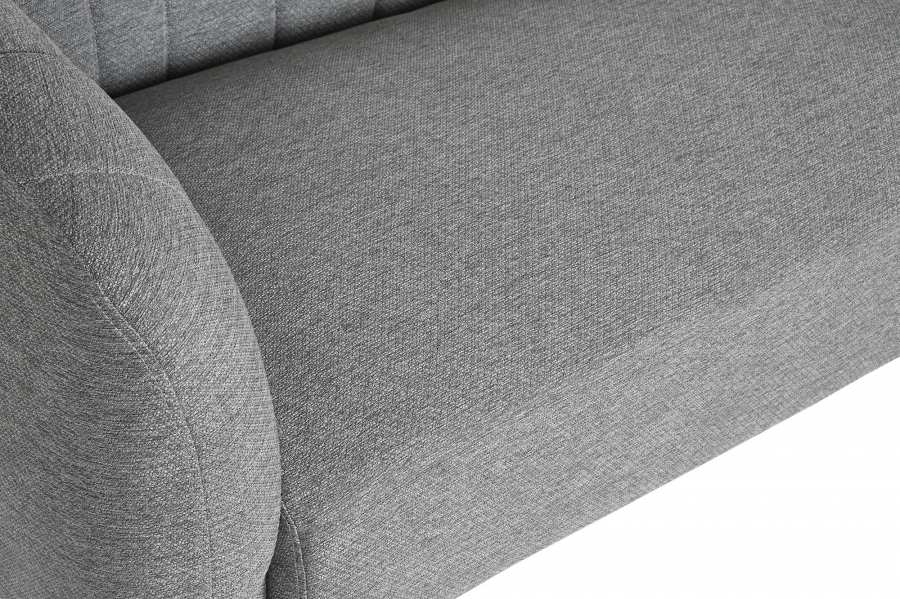 Sofa Poliester Metal 129X75X73 Gris