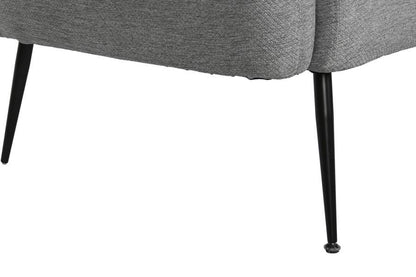 Sofa Poliester Metal 129X75X73 Gris