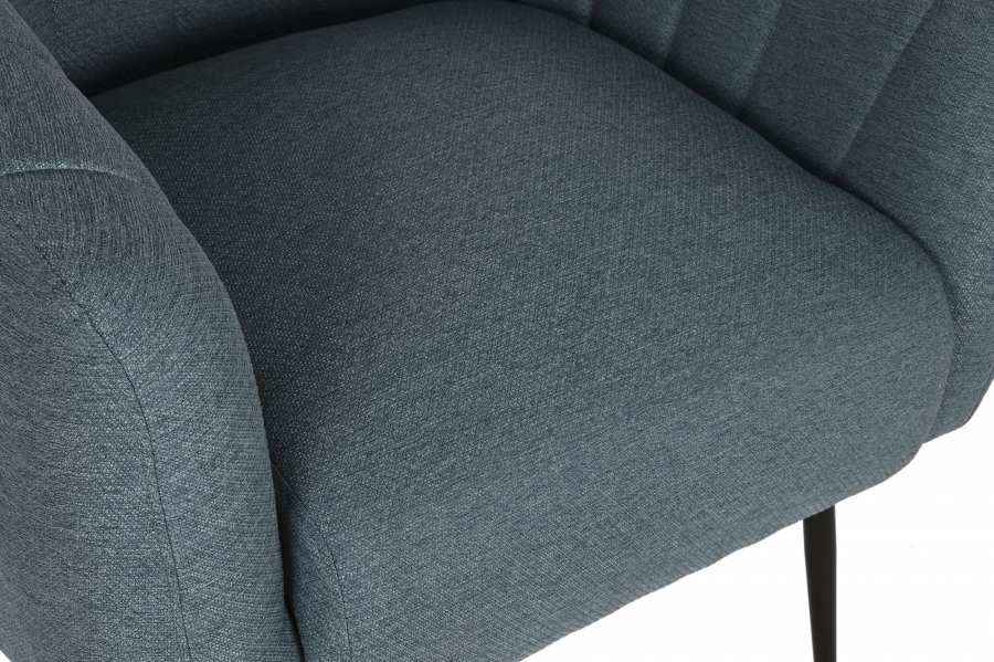 Sillon Poliester Metal 81X75X73 Azul