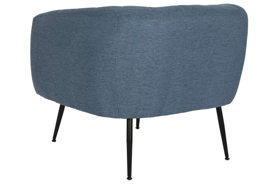 Sillon Poliester Metal 81X75X73 Azul