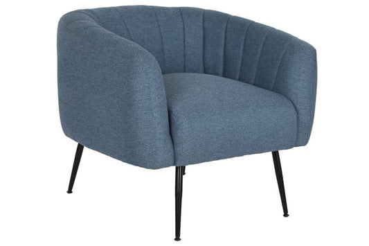 Sillon Poliester Metal 81X75X73 Azul
