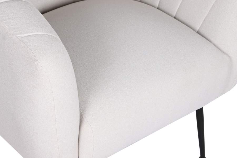 Sillon Poliester Metal 81X75X73 Beige