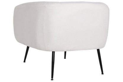 Sillon Poliester Metal 81X75X73 Beige