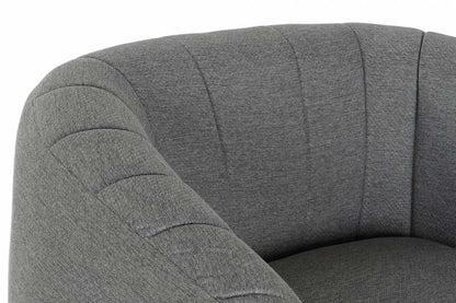 Sillon Poliester Metal 81X75X73 Gris