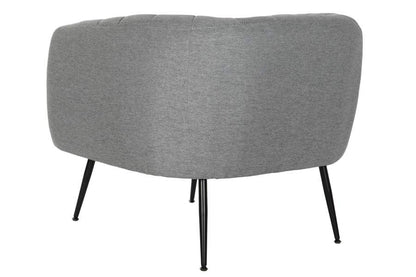 Sillon Poliester Metal 81X75X73 Gris