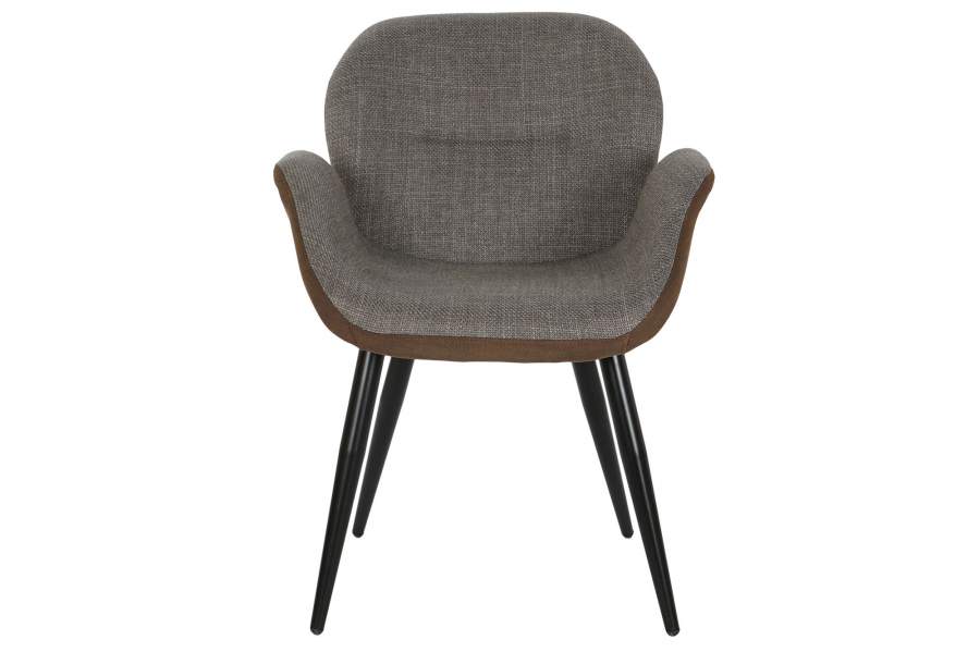 Silla Pu Metal 63X62X84 Marron