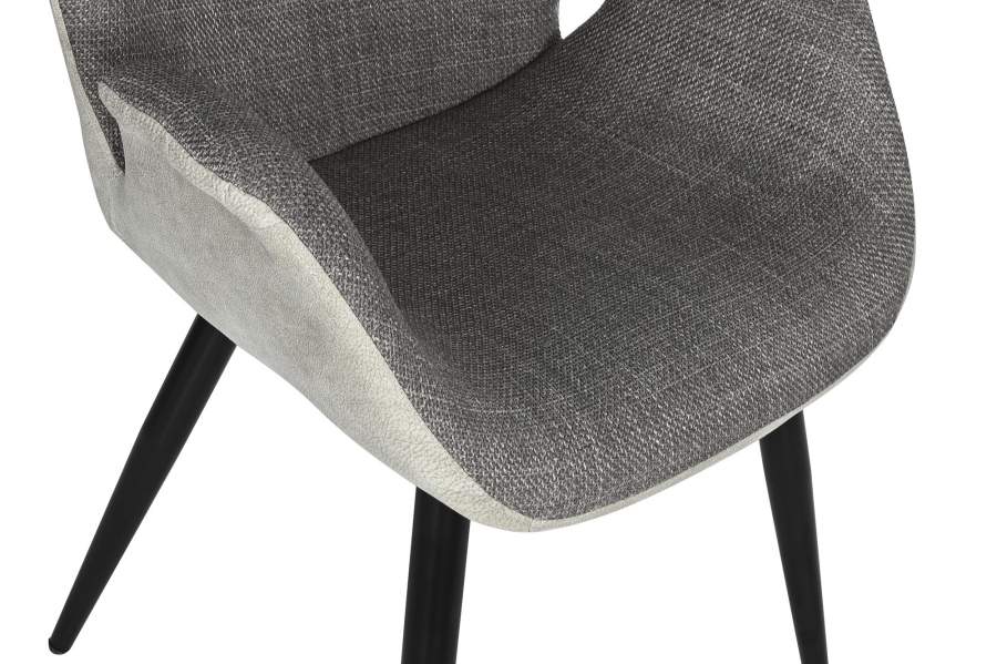 Silla Pu Metal 62X62X84 Gris Oscuro