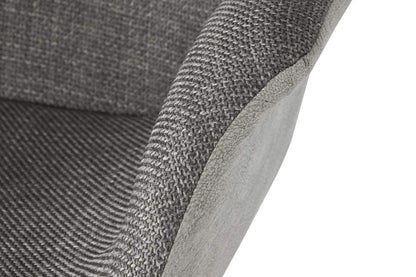 Silla Pu Metal 62X62X84 Gris Oscuro