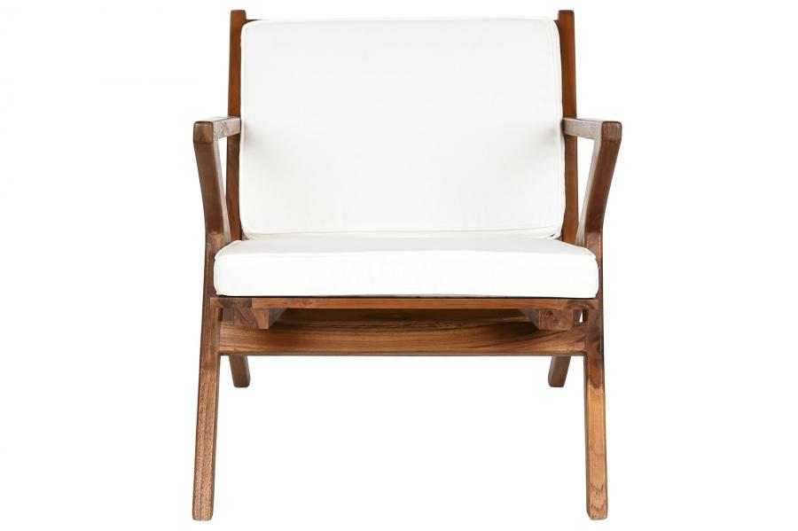 Butaca Teca Poliester 64X76X77 Marron Oscuro