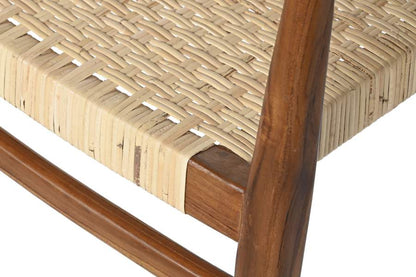 Silla Teca Ratan 58X50X86 Marron
