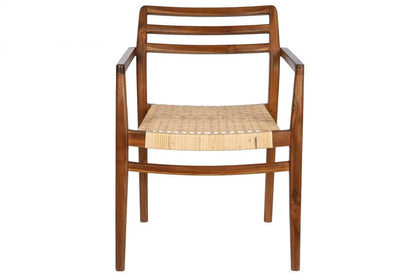 Silla Teca Ratan 58X50X86 Marron