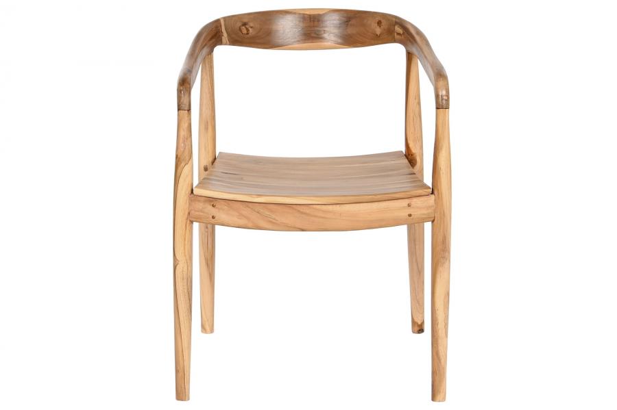 Silla Teca 56X51X78 Marron Claro