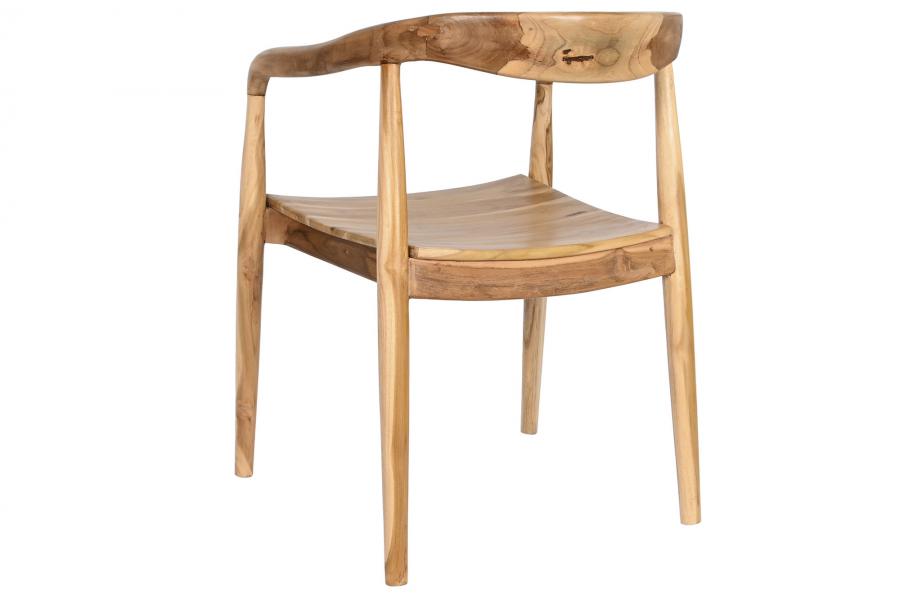 Silla Teca 56X51X78 Marron Claro
