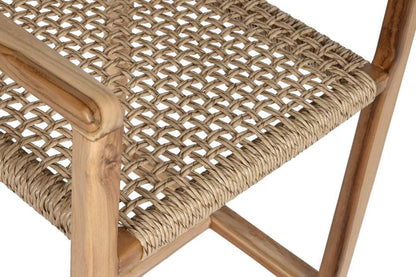 Silla Teca Ratan 54X53X83 Natural
