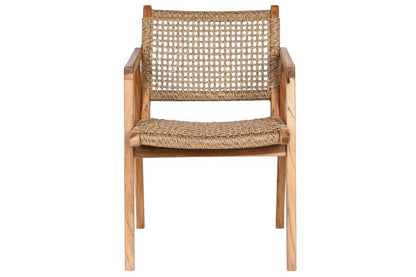 Silla Teca Ratan Sintetico 55X60X85 Natural