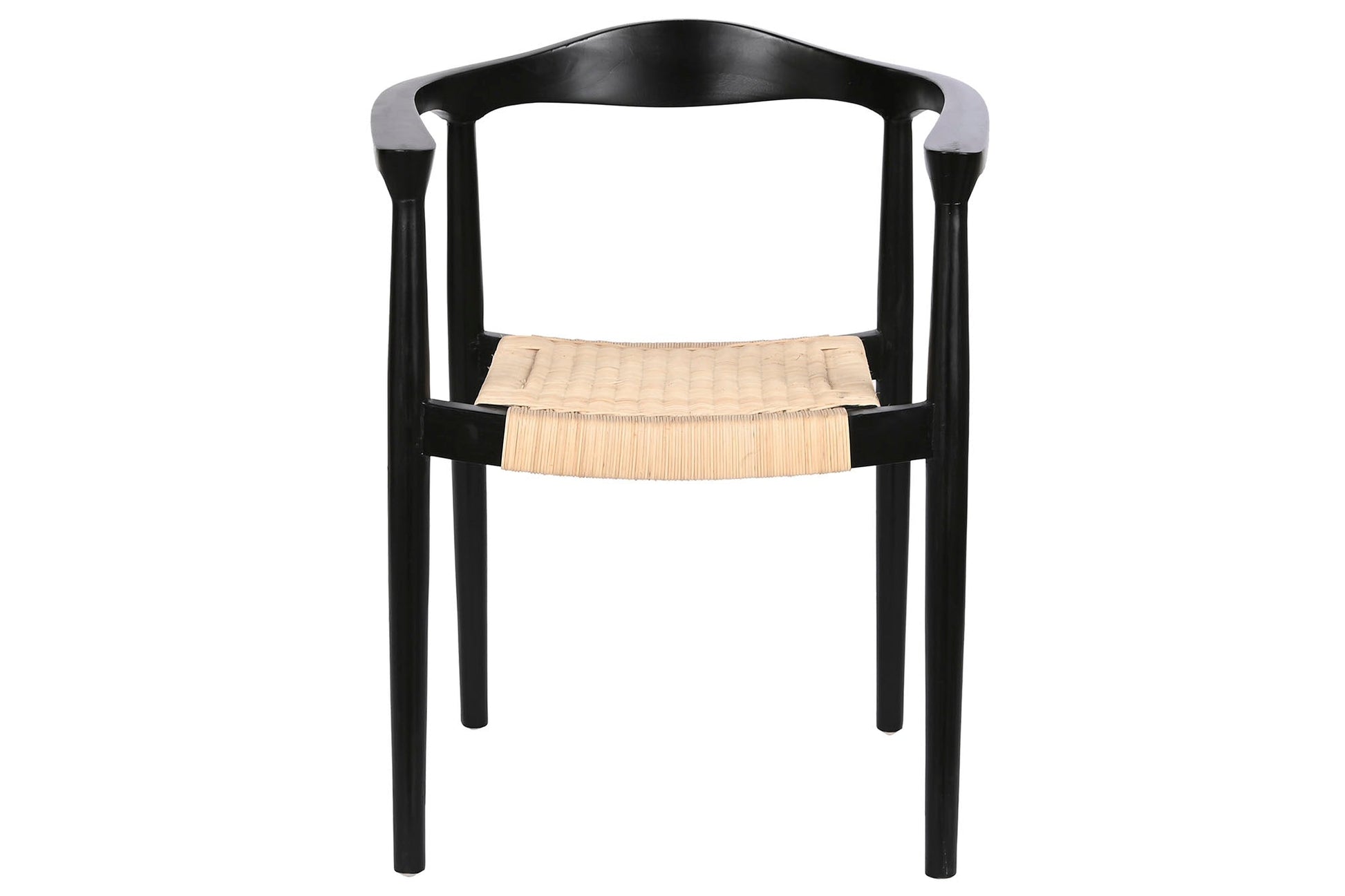 Silla Teca Ratan 59X55X81 Negro