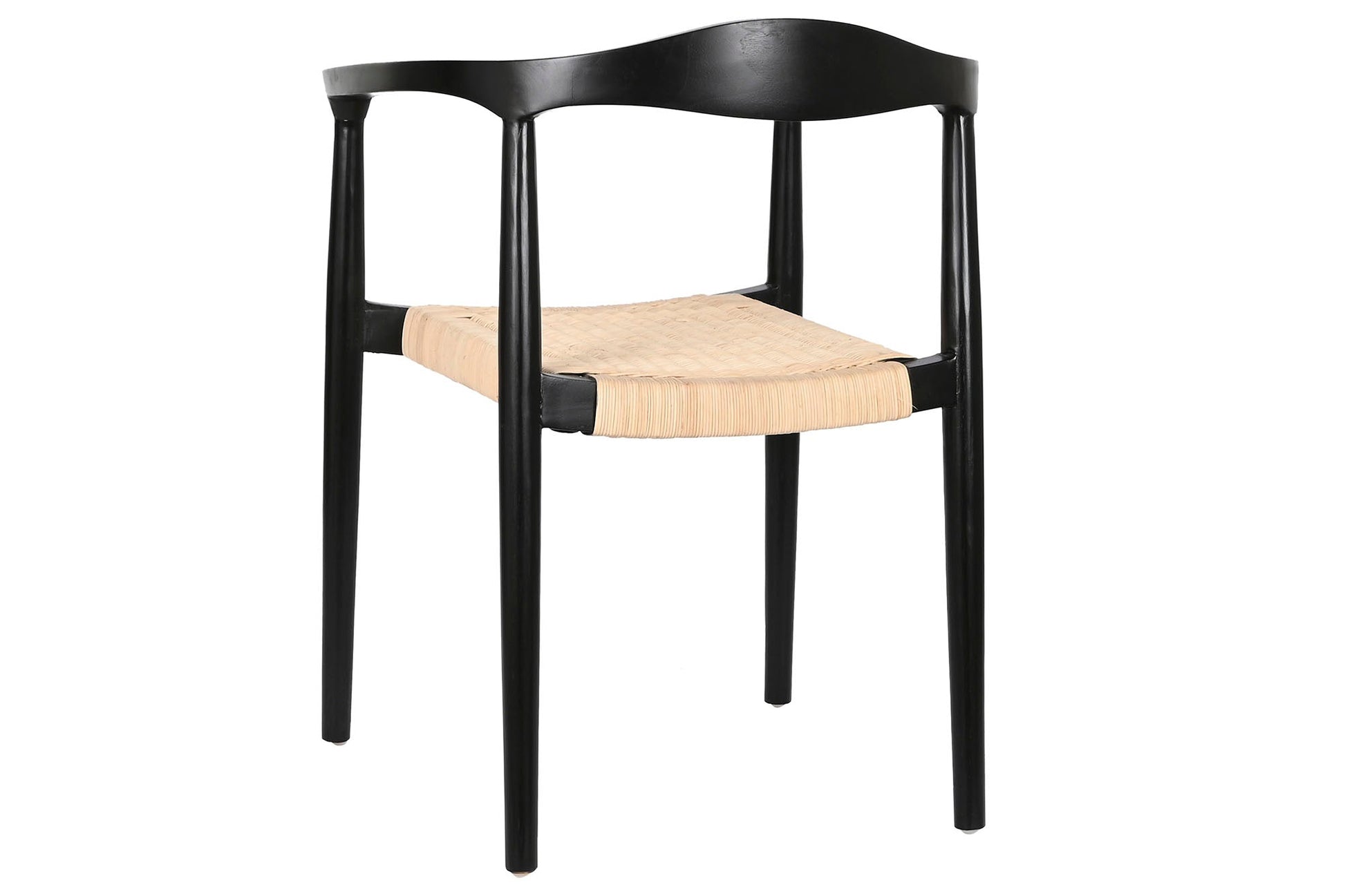 Silla Teca Ratan 59X55X81 Negro
