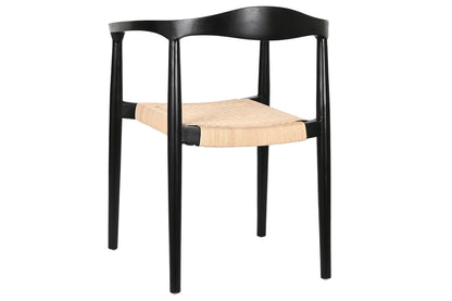 Silla Teca Ratan 59X55X81 Negro