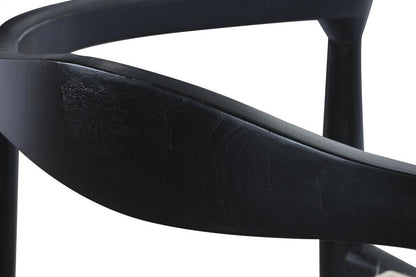 Silla Teca Ratan 59X55X81 Negro