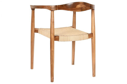 Silla Teca Ratan 59X55X78 Marron