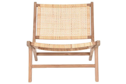 Silla Teca Ratan 65X80X68 Natural