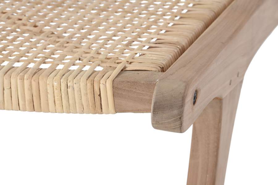 Silla Teca Ratan 65X80X68 Natural