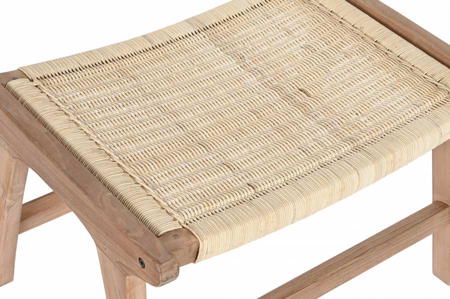Descalzadora Teca Ratan 65X47X40 Marron