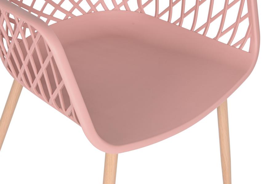 Silla Pp Metal 54X58X85 Coral