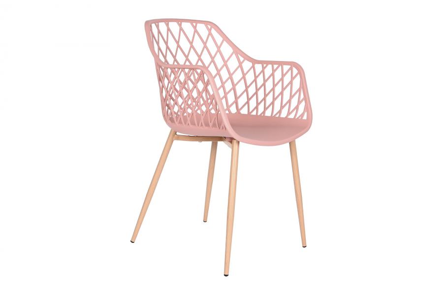 Silla Pp Metal 54X58X85 Coral