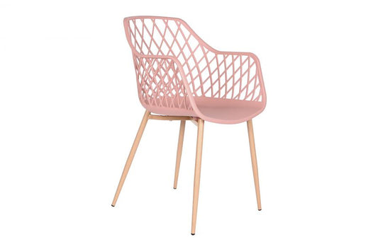 Silla Pp Metal 54X58X85 Coral