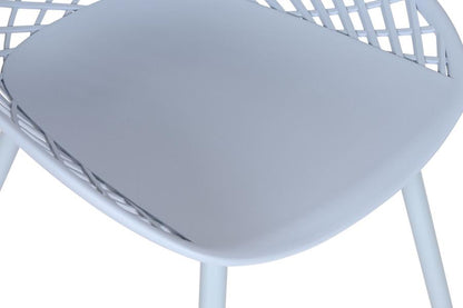Silla Pp Metal 48_5X55X83_5 Azul Celeste