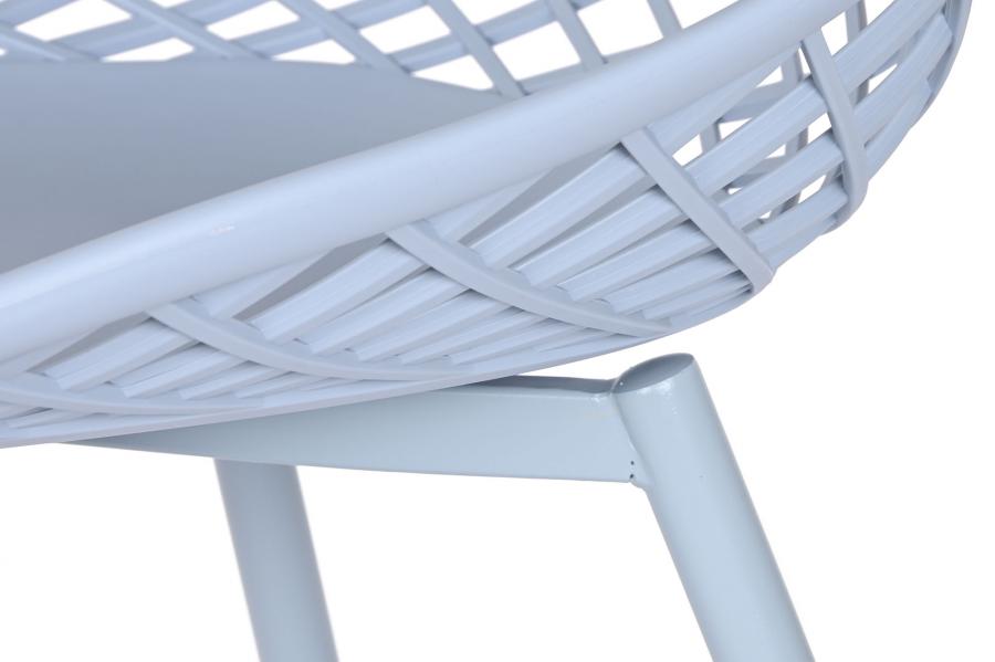 Silla Pp Metal 48_5X55X83_5 Azul Celeste