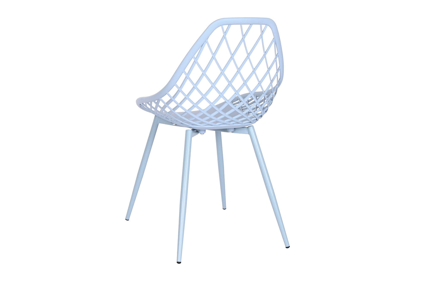 Silla Pp Metal 48_5X55X83_5 Azul Celeste