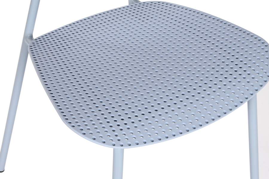 Silla Pp Metal 51_5X46X79 Azul Celeste