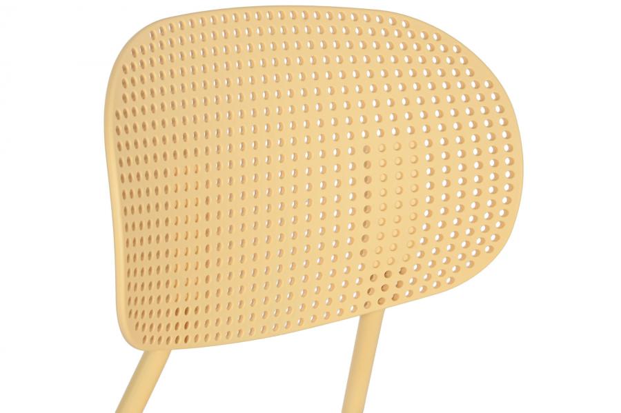 Silla Pp Metal 51_5X46X79 Amarillo